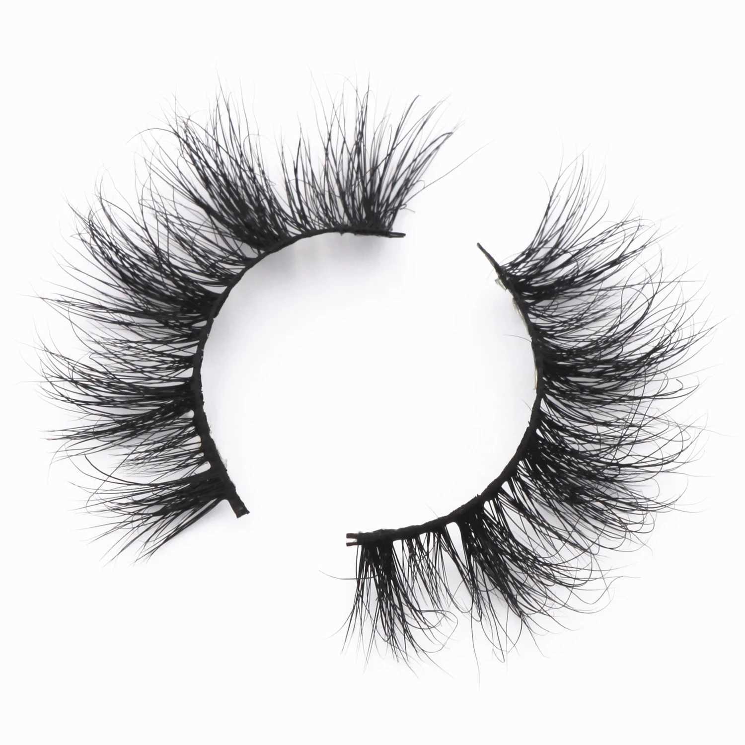 Fake Mink Eyelashes 3D Mink Hair False Eyelashes Natural Winged Eyelashes Fluffy Makeup Eyelashes Extension Flare Mink EyelashesXJ241019