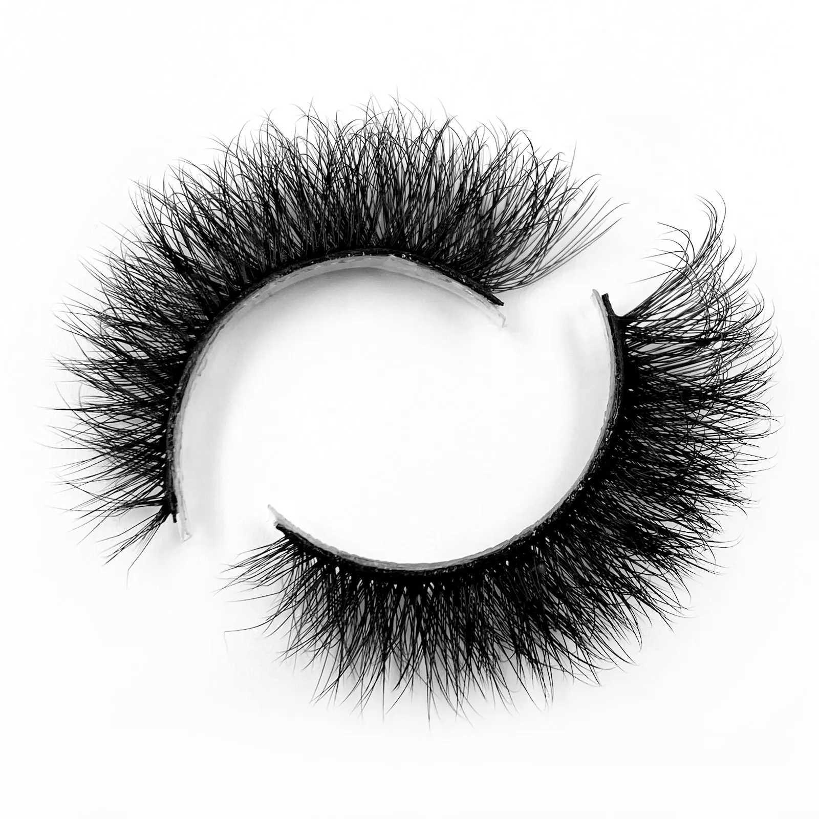 Handmade 3D Mink Eyelashes New Curled Winged Natural Realistic Messy End Eye Elongated Thick False Eyelashes Soft Fake EyelashesXJ21