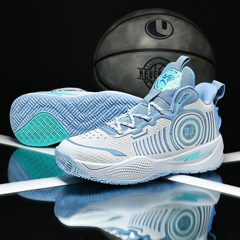 New Basketball for Men, High Top Teenagers, Middle School Students, Cement Ground Sports Running Shoes, Practical Football Shoes