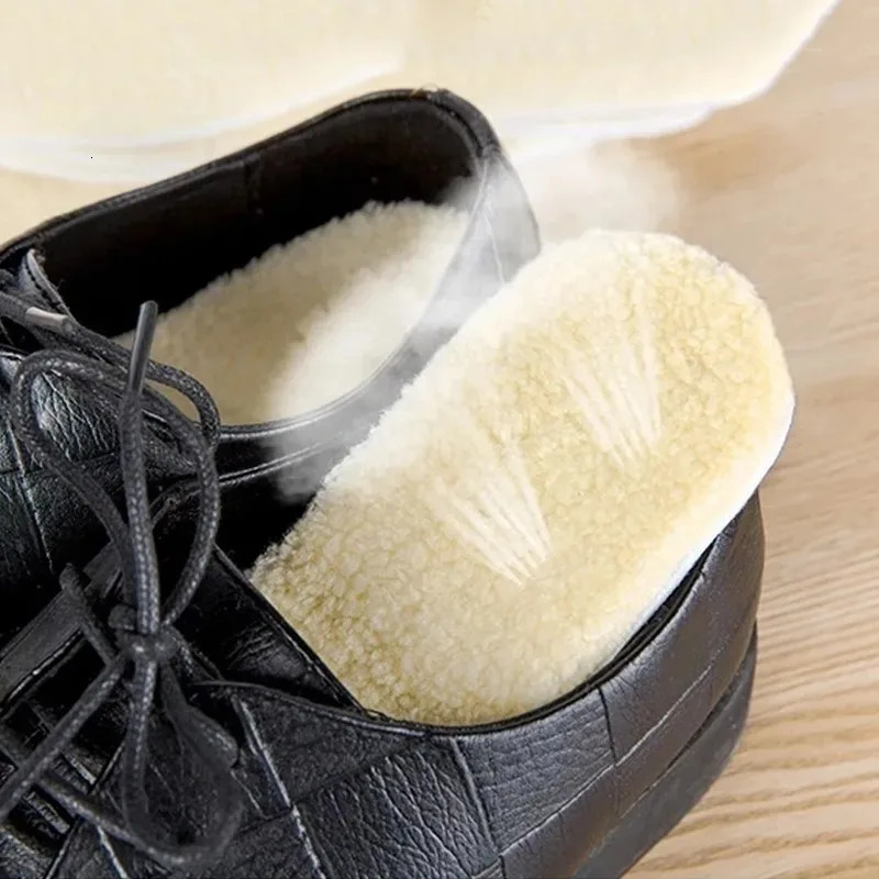 13pairs Thicken Thermal Insoles Winter Warm Heated Soft Plush Insole Shoes Boots Shoe Pad Simulation Cashmere Insert 241019