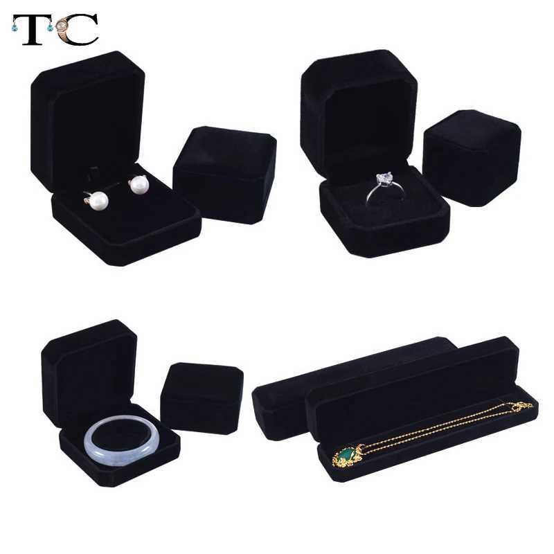 Ring Box Necklace Packaging Organizer Jewelry Packaging Bulk Gift Box Earring Bracket Gift Box Necklace Organizer W241019