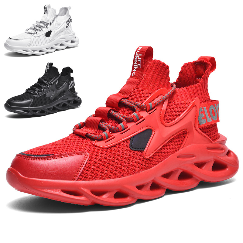 New men's shoes sports casual shoes plus size running shoes mesh trendy shoes Free shipping