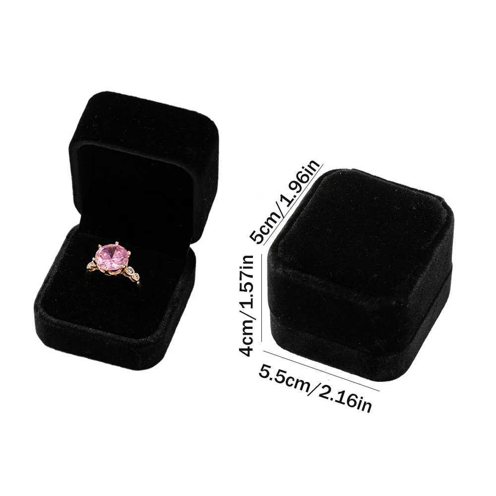 Velvet Ring Earring Box Wedding Engagement Birthday and Anniversary Jewelry Display Packaging Materials W241019