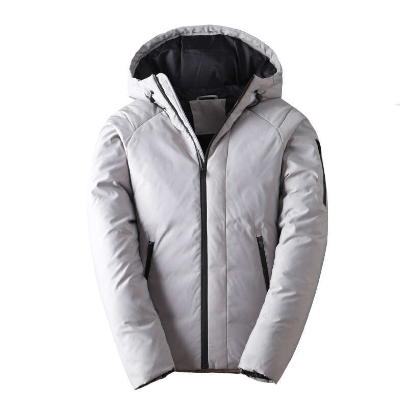 2019 Winter Men Coat Thick Warm Long Sleeve Male Down Jacket With Cap BLACK GREEN GRAY M L XL 2Xl 3Xl