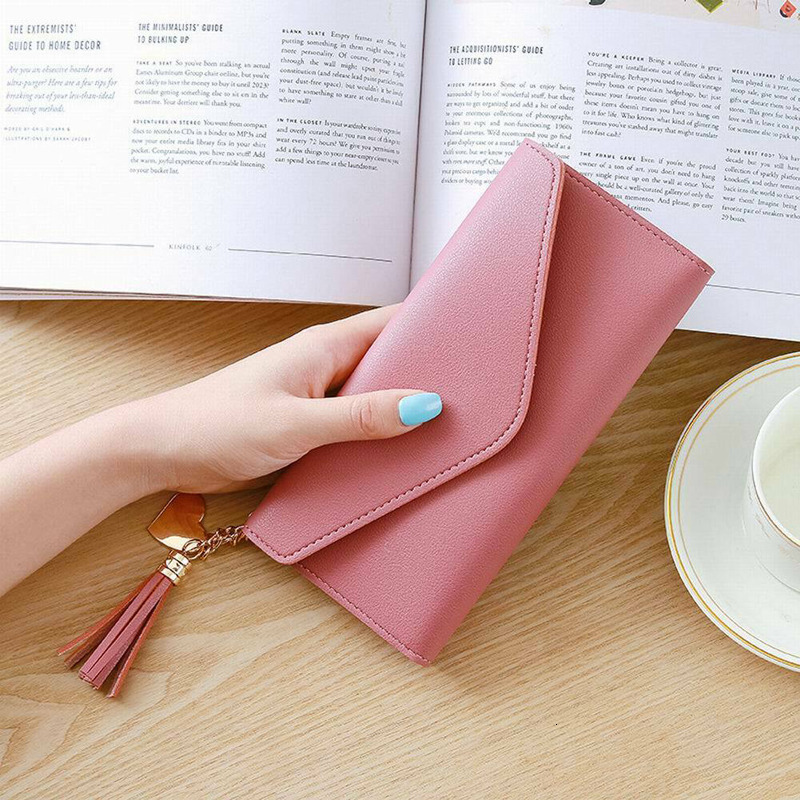 2024 Fashion Women's Wallet Zipper Wallet Black Light Grey Red Long Handbag Wallet Soft PU Leather Money Bag