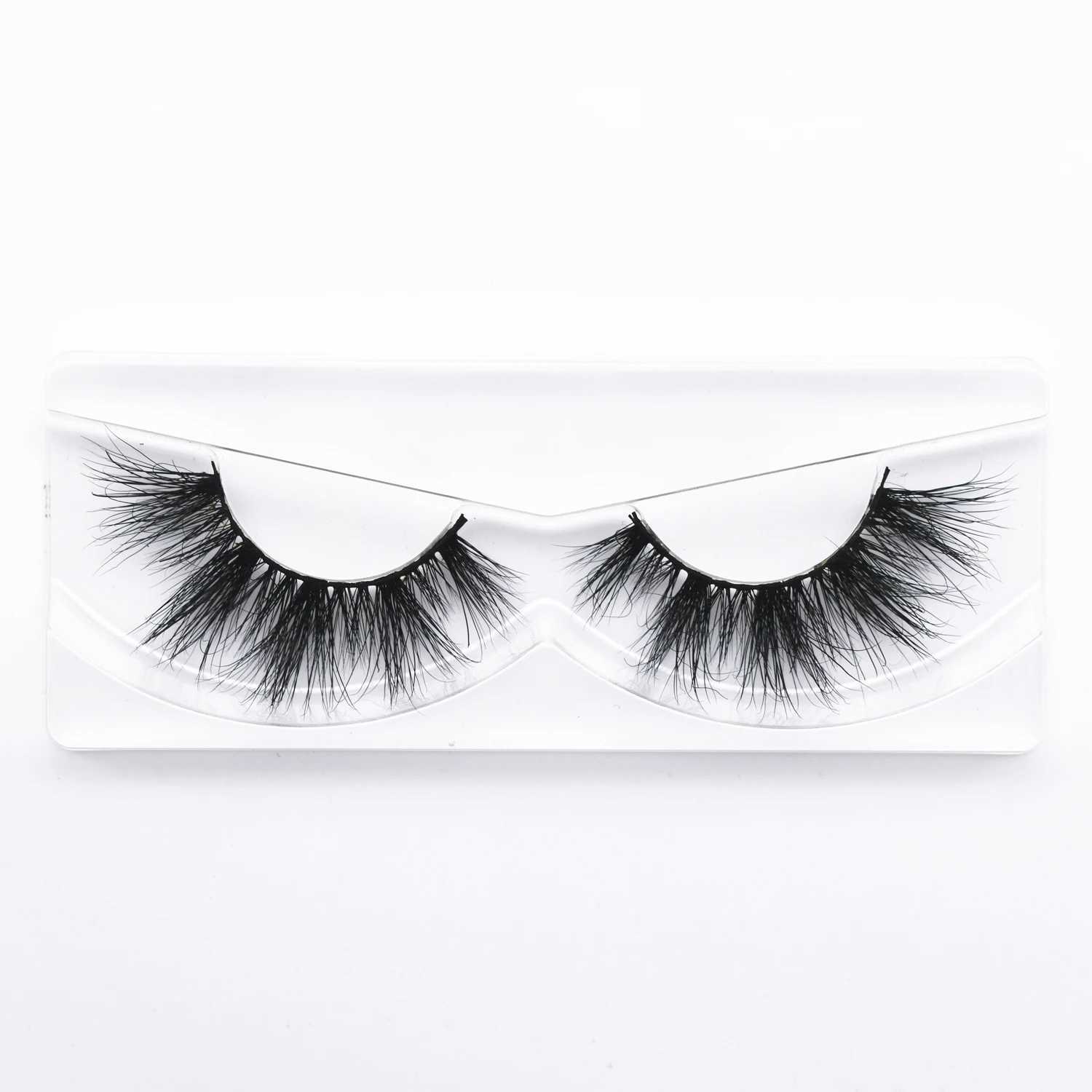 Fake Mink Eyelashes 3D Mink Hair False Eyelashes Natural Winged Eyelashes Fluffy Makeup Eyelashes Extension Flare Mink EyelashesXJ241019