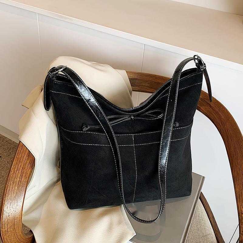 CMM Leisure Commuting Suede Large Capacity Bag for Women New Autumn and Winter Single Shoulder Crossbody Bag Tote Bag