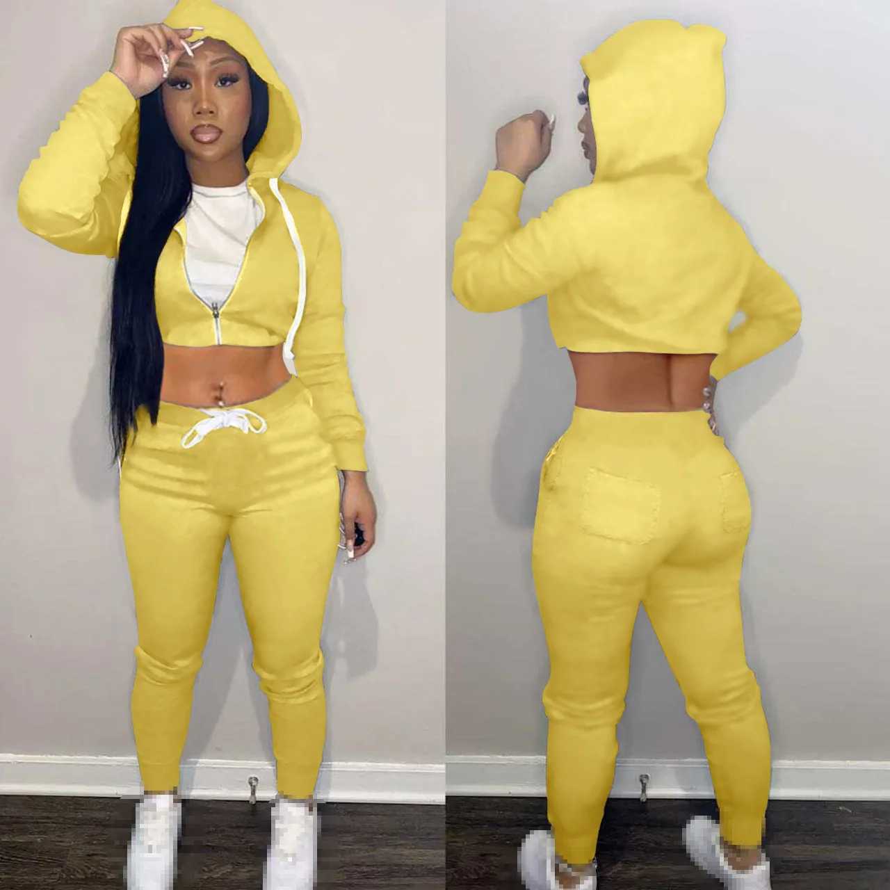 Women's Two Piece Pants two piece set fall clothes for women 2 piece set women outfits long slve pants sets pants suits tracksuits sweatsuits fem