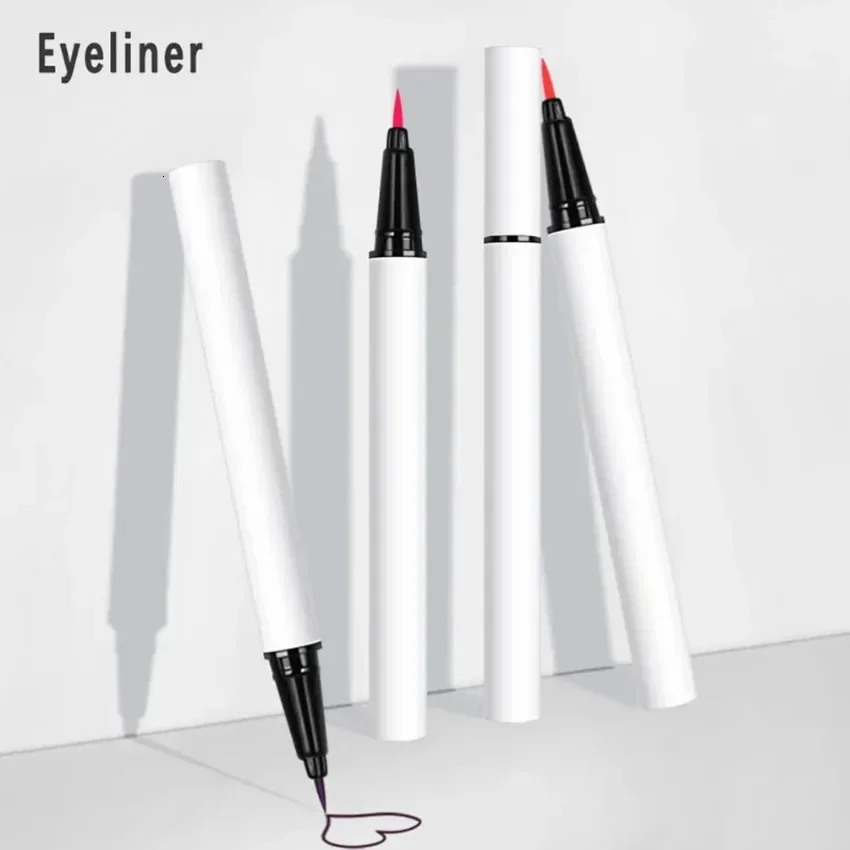 Customized 9-color fast drying liquid eyeliner durable easy to wear smooth waterproof stain free fluorescent eyeliner 241018