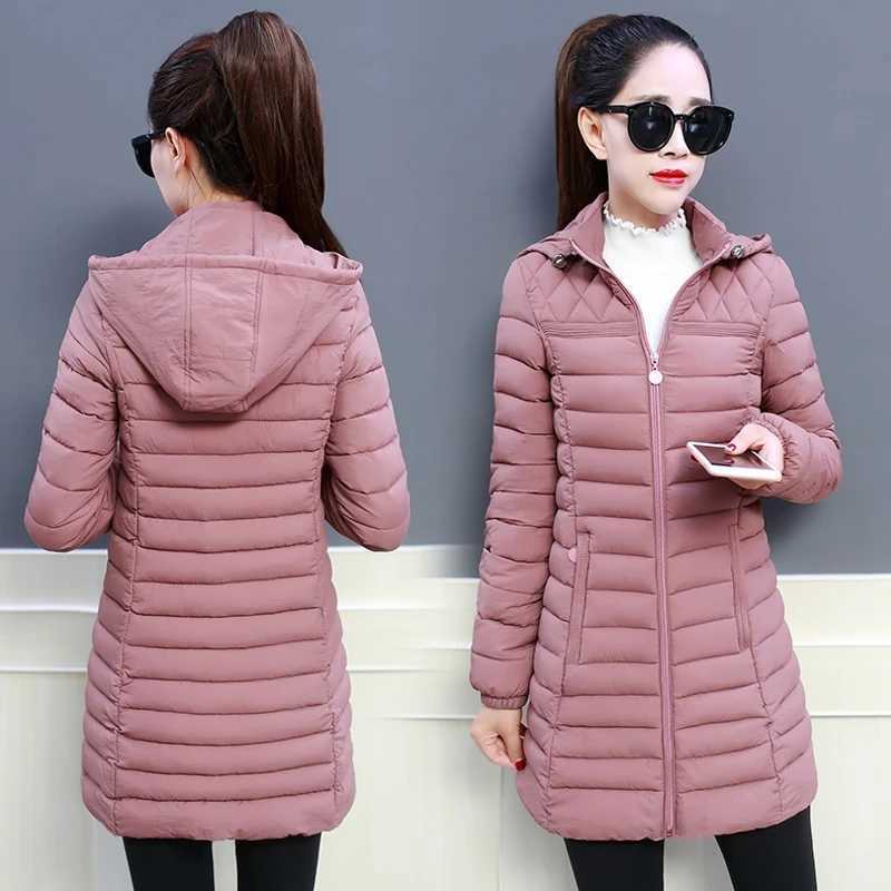Winter Jacket 2022 Fashion Loose Down Cotton Women Coats Parkas Female Casual Warm Outerwear Hooded Winter Coat Plus Size 6XLX241019