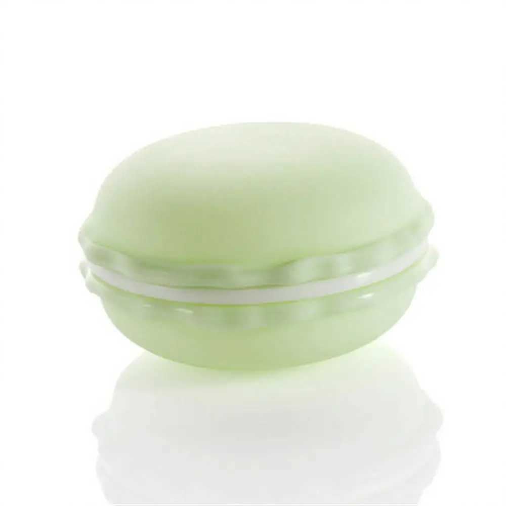 1/2/4 Mini Macarons Color Jewelry Box Portable Cute Silicone Ring Necklace Storage Box Girl Gift Jewelry Organizer W241019