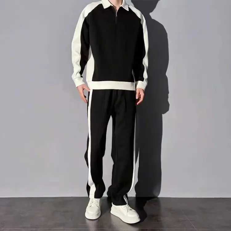 Mens Golf Wear 2024 Autumn/Winter New Two Piece Set High Quality Golf Set Fashion Hoodie Jacket+Pants Set Clothing W241018