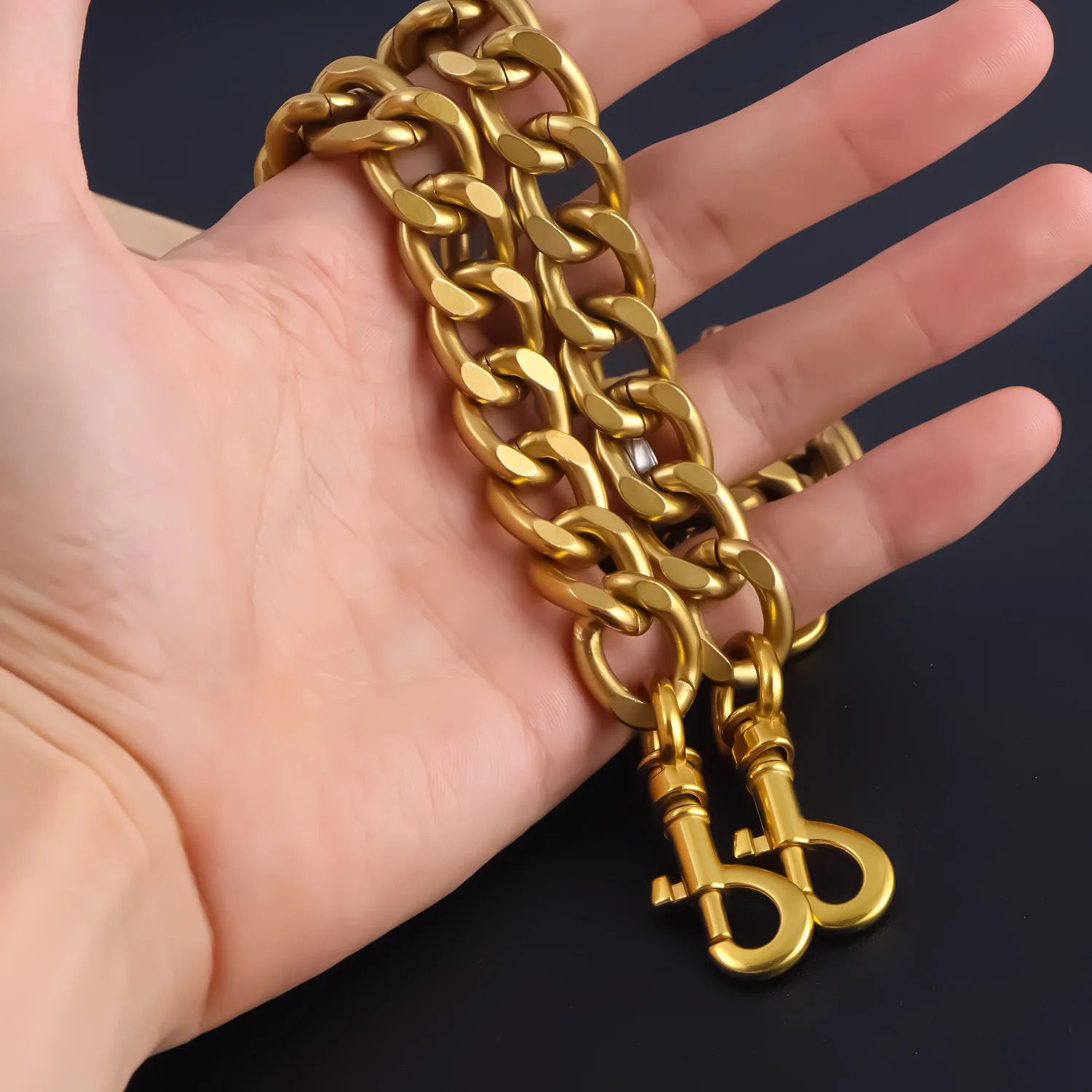 Aluminum Metal Purse Handle Bag Chains Charms Straps Replacement Handbag Accessories Decoration 241017