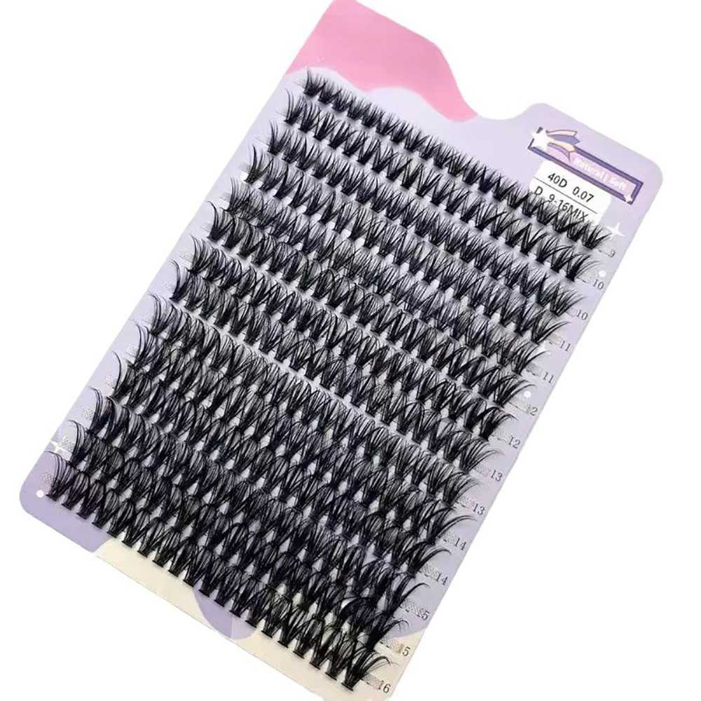 14 row large capacity 40D30P50D thick false eyelashes from Europe America AfricaXJ241019
