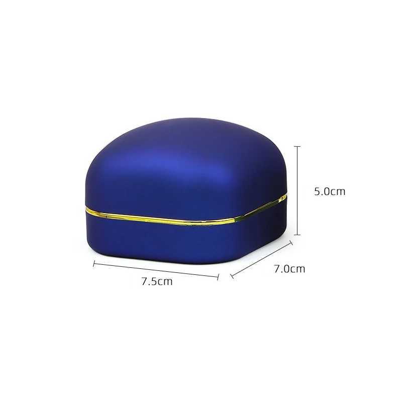 Matte jewelry box pendant with LED light ring necklace jewelry box high-end creative jewelry packaging box W241019