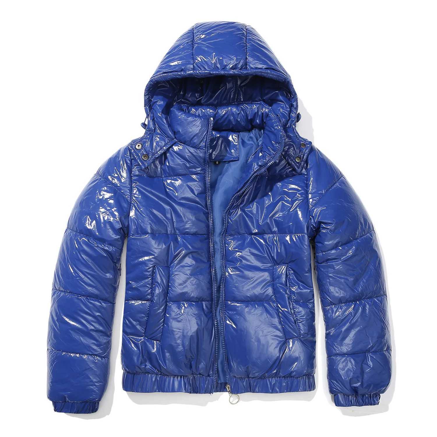 Women's Down Parkas Winter jacket womens bomber jacket yellow body double-sided style paddle jacket womens motorcycle zipper jacket 2023 new mode