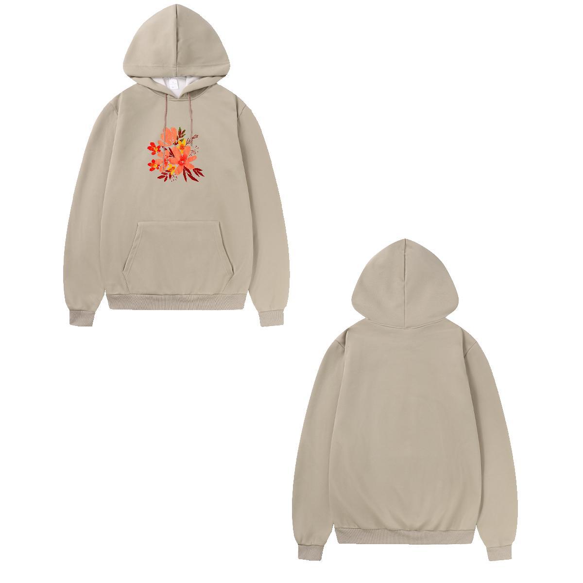 Casual New Hoodie for Men Hooded Collar Breathable Warm Men Tops Hoodie DIY Anime Clothings Outdoor Thick Fleece