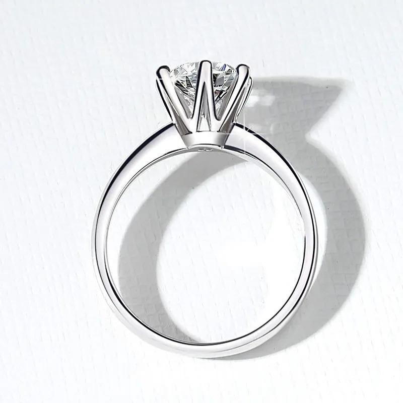 JitDoo GRA Certified 1-5CT Ring VVS1 Laboratory Diamond Card Ring Female Engagement Promise Wedding Band Jewelry 241007
