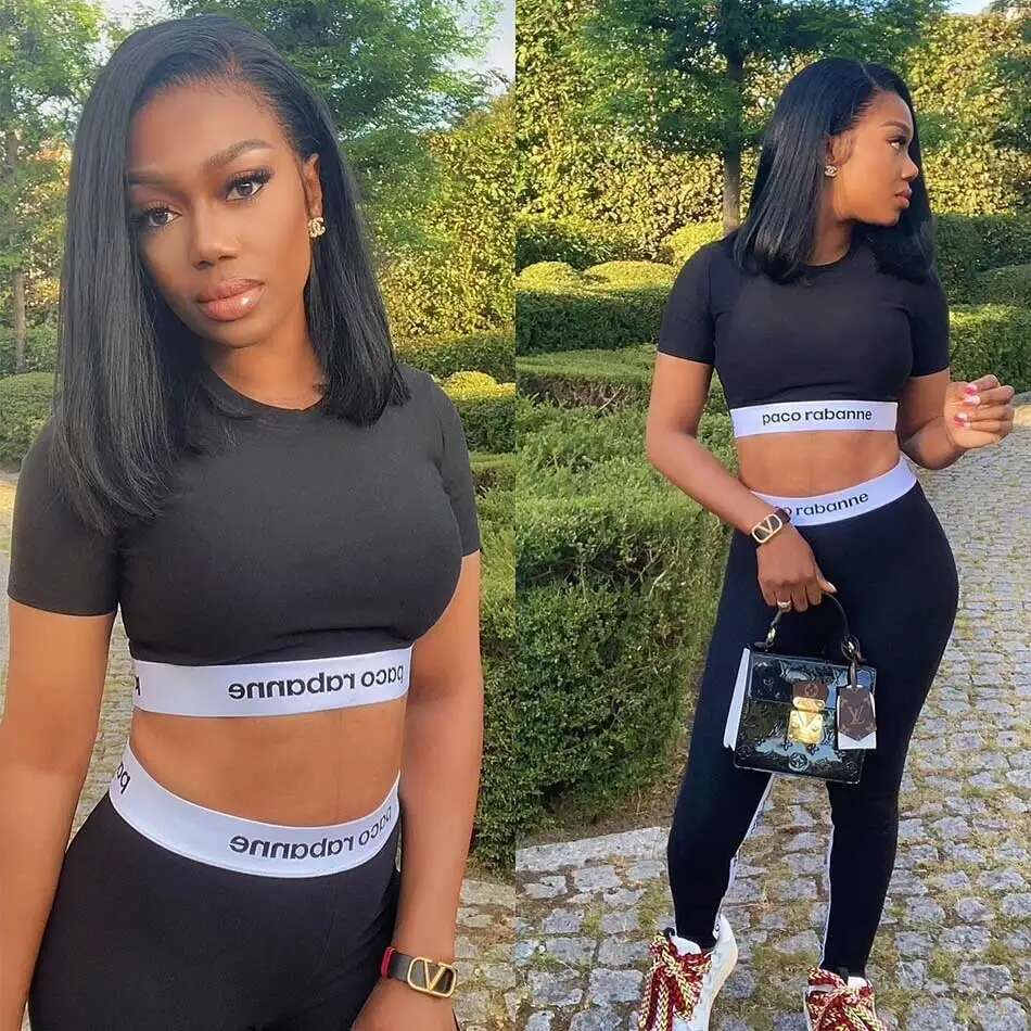 Straight Short 100% Human Hair Frontal 13x4 Front 4x4 Closure Wig Pre Plucked Bob Lace Wigs