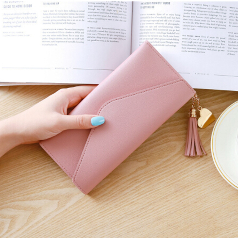 2024 Fashion Women's Wallet Zipper Wallet Black Light Grey Red Long Handbag Wallet Soft PU Leather Money Bag