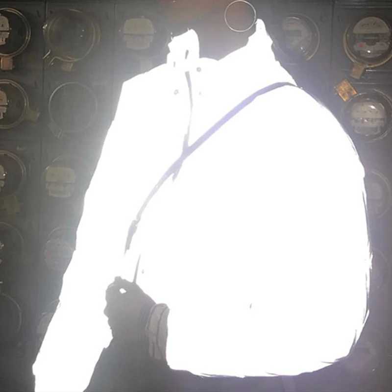 Women's Down Parkas Winter new reflective short jacket thickened luminous jacket night reflective sports womens solid color casual T-shirt Y24101