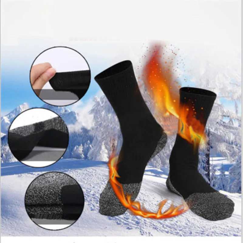 Dropshiping Winter 35 Below Aluminized Fibers Socks Keep Feet Warm and Dry Men and Women Aluminum Fiber Sock Gift Christmas 1121XJ241019