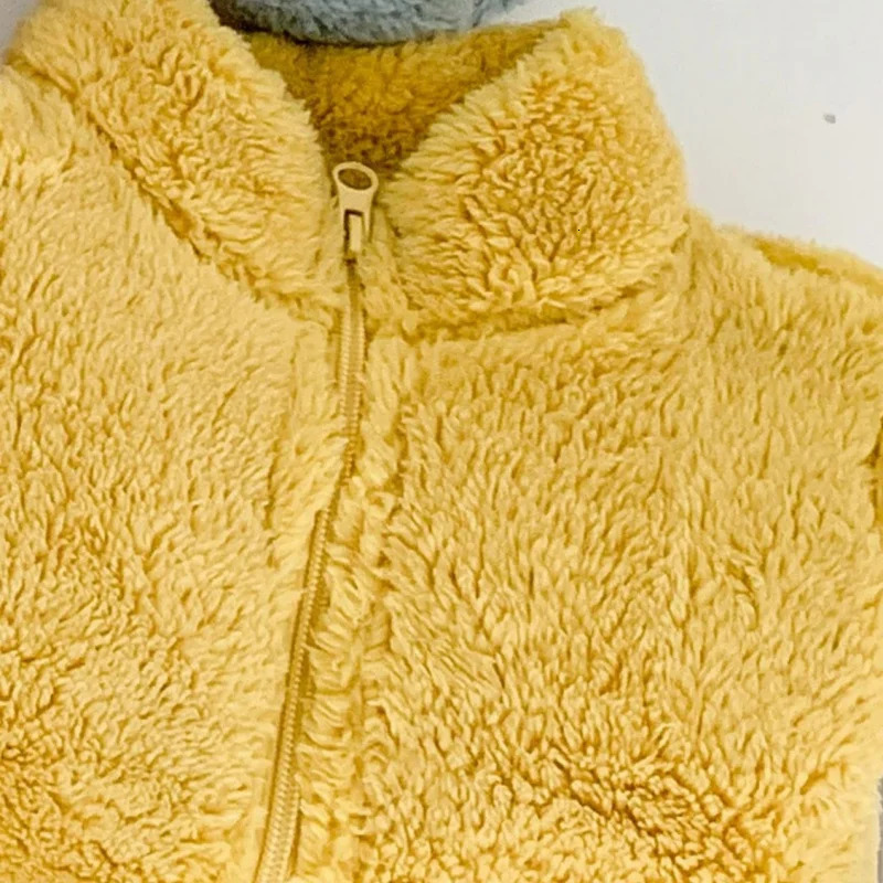 ChildrenS Spring And Winter Plush Coat DoubleSided Cashmere Clothes For Baby Warm Both Men Women 241018