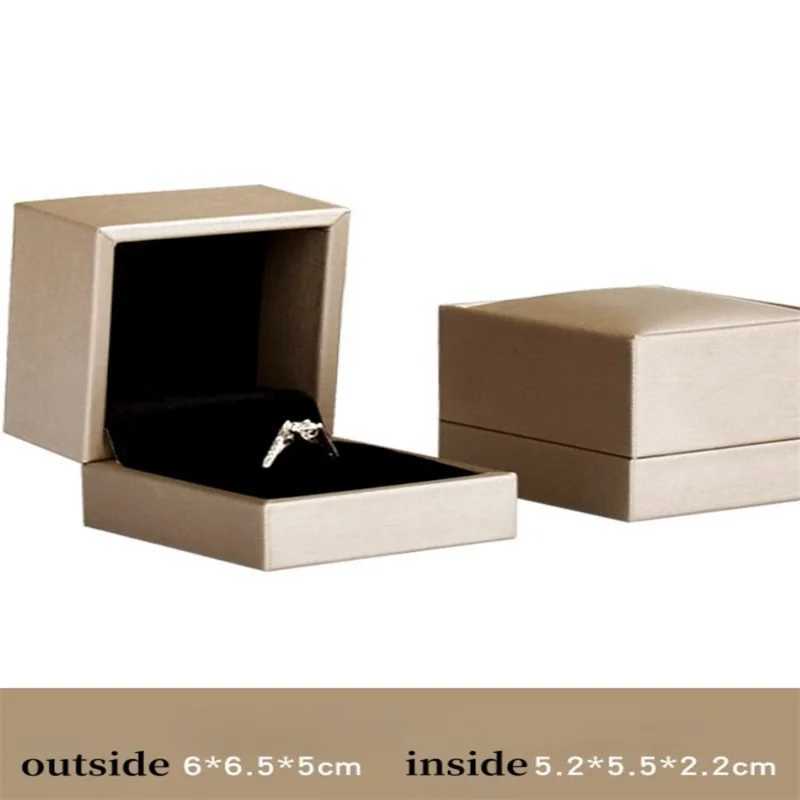 No jewelry packaging high-end brushed PU leather box ring bracelet earring necklace jewelry gift packaging box W241019