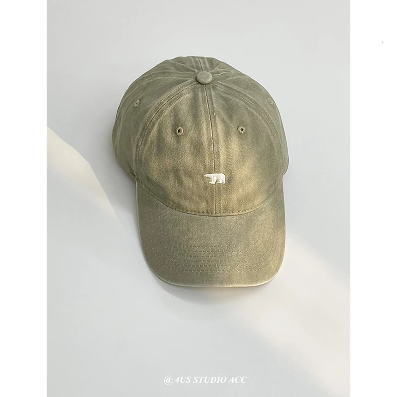 Vintage Pink Washed Cotton Baseball Cap for Women Spring Summer Sun Hat Embroidered Peaked Cap 241009