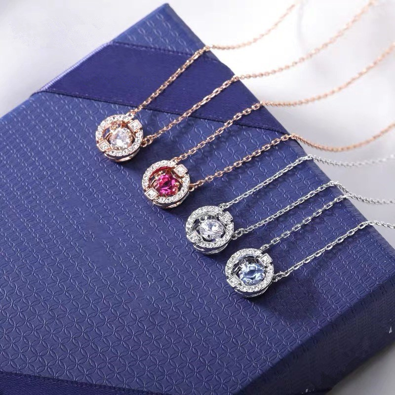 20Style Crystal Pendant Necklaces Luxury Designer Necklaces Pendant Choker Love Chain Women Love Gift Jewelry Accessories