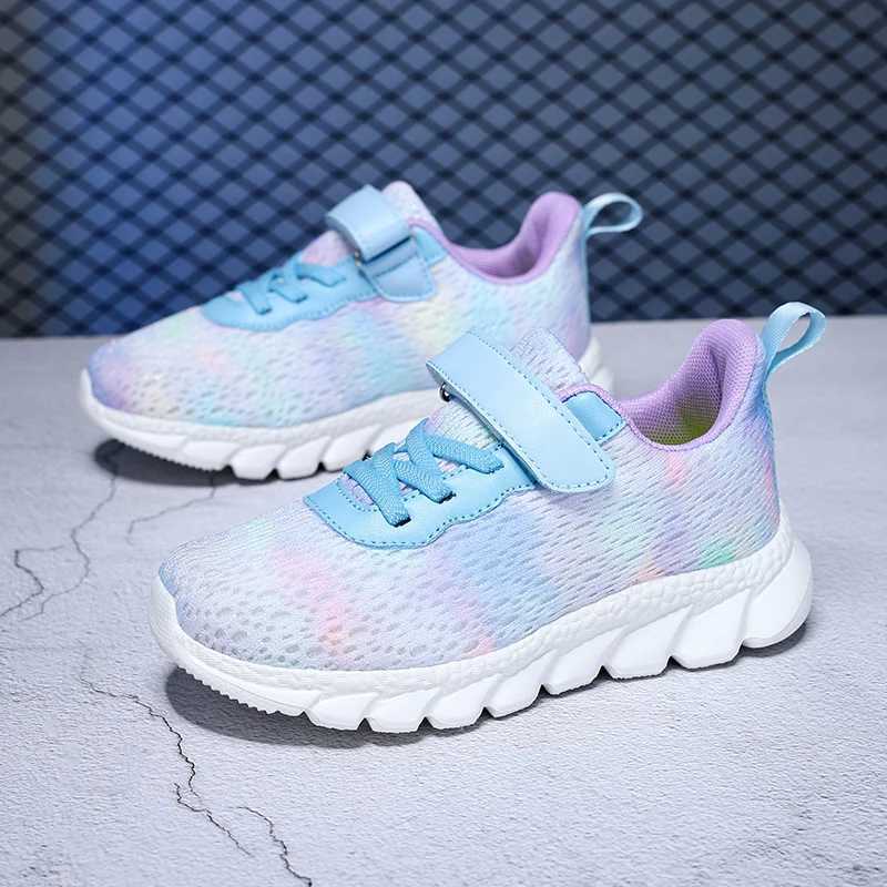 Athletic Outdoor Girls Sneaker Shoes breathable comfortable sport shoes H241019