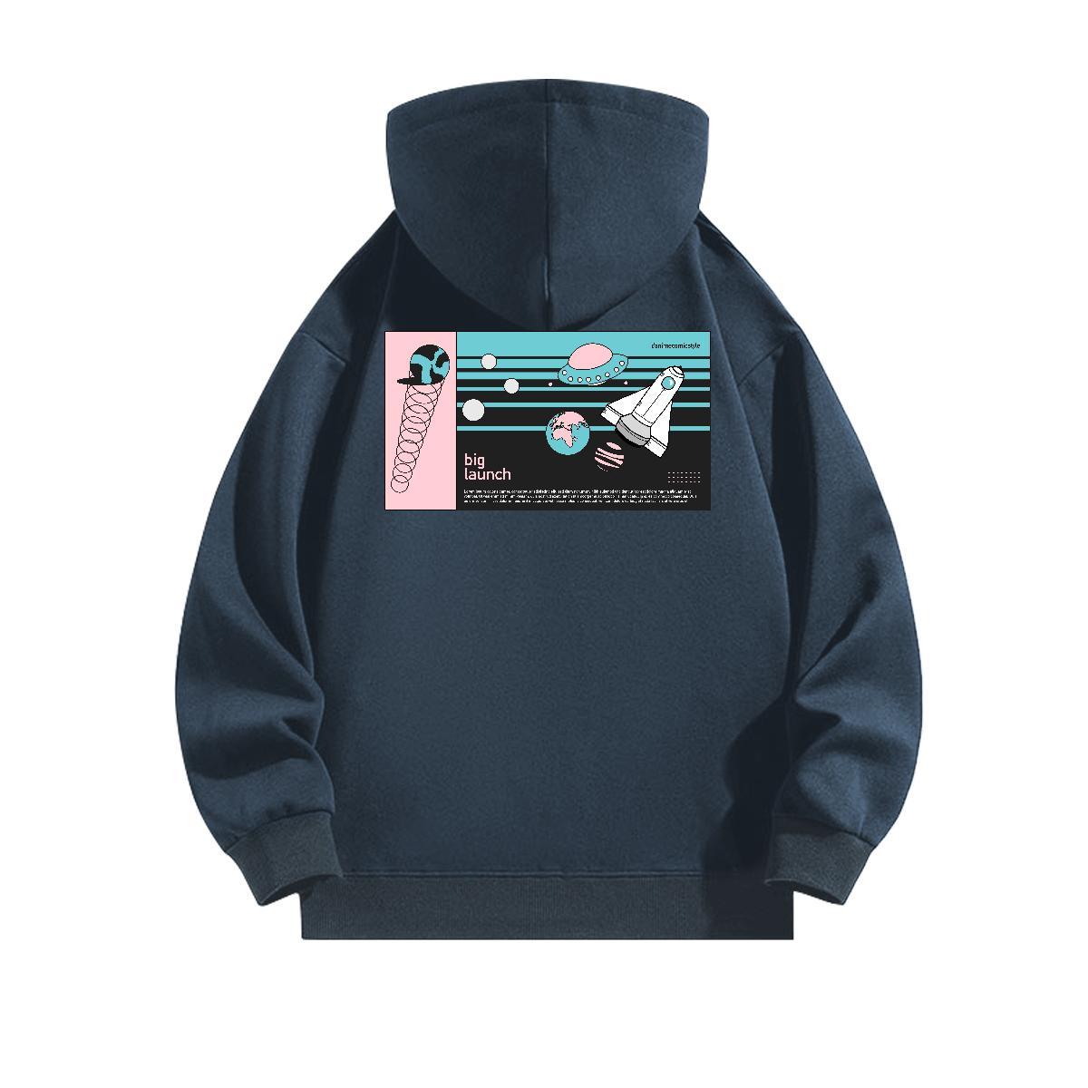 Customized Men Hoodie Hooded Collar Designer Men's Hooded Sweatshirt DIY Printed Tops Hoodie Street Thick Fleece