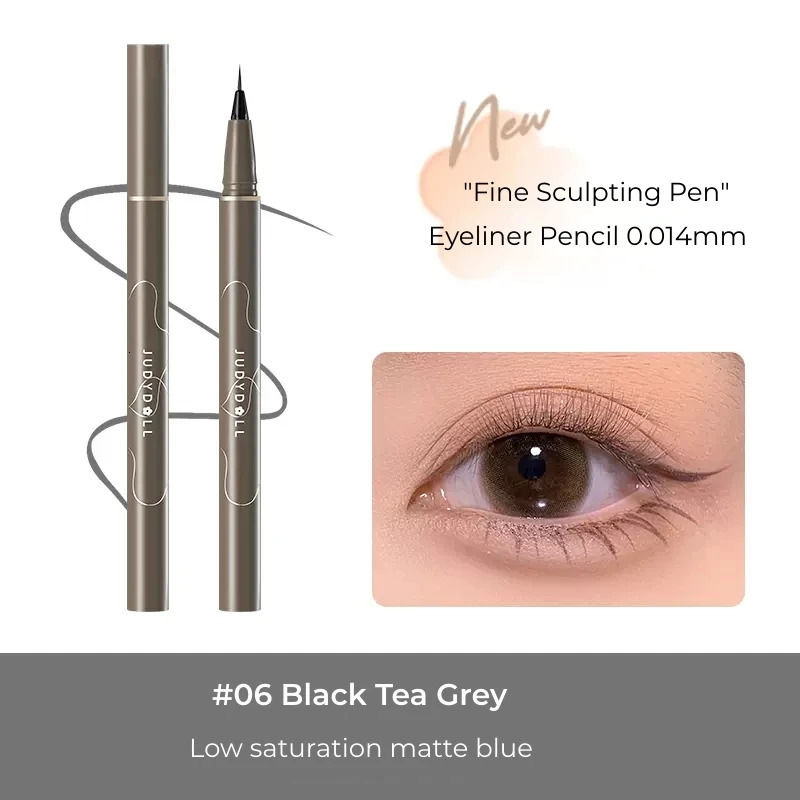 Judydoll black liquid eyeliner pen waterproof 24 hours long time eye makeup smooth superfine eyeliner pen 241018