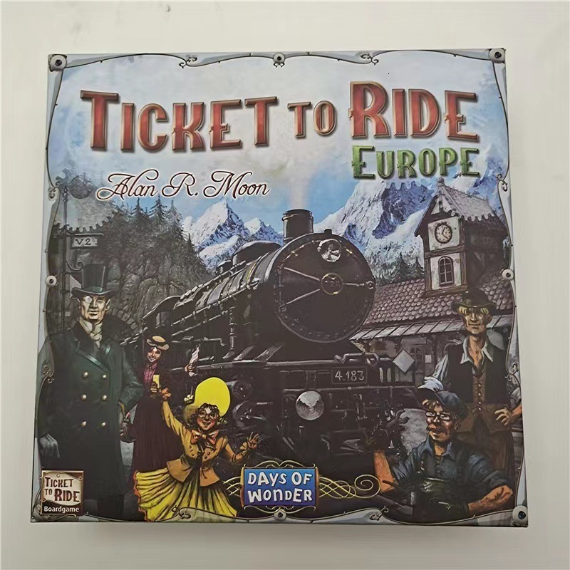 Ticket to Ride Europe Board Game English Family Multiplayer Friends Party Play Cards Game Plot Collection Toys Gifts 240905