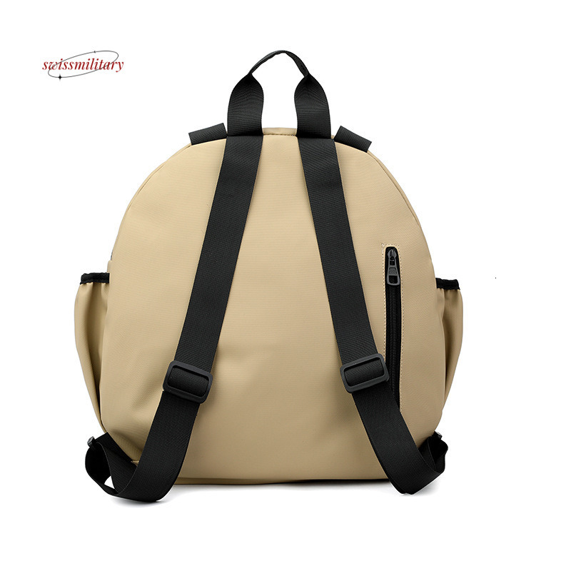 Fashionable and versatile women's leather premium texture casual handbag, lightweight travel backpack, men's backpack #26 swissmilitary