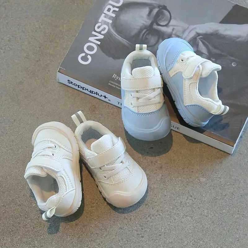 Athletic Outdoor Mesh Breathable Children Sneakers Soft Lightweight Baby Boys Girls Sport Shoe New 2024 Non-slip Toddler Kids Infant Casual Shoes H241