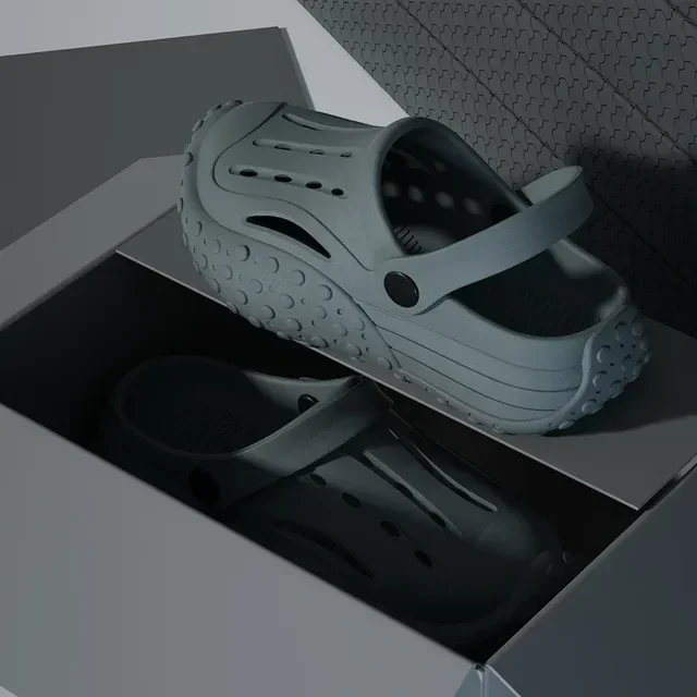 New Men's EVA Beach Sandals Non-Slip Outdoor Sports Slippers Women's Breathable EVA Beach Shoes Couples Non-Slip Sandals