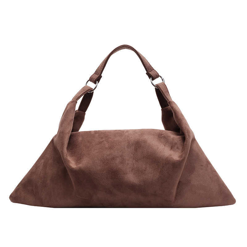 CMM Leisure Large Capacity Suede Bag for Women New Autumn and Winter Commuting Shoulder Bag Crossbody Bag Dumpling Bag
