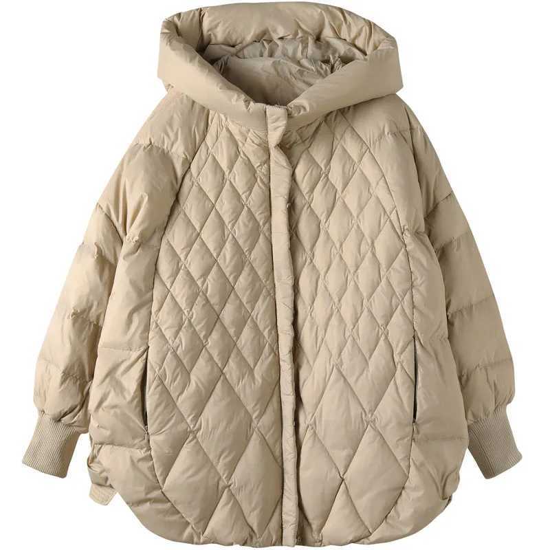 Korean Style Women Down Jacket Over Size Short Coat Loose Warm Autumn Winter Casual Outwear Top Quality PARKAX241019