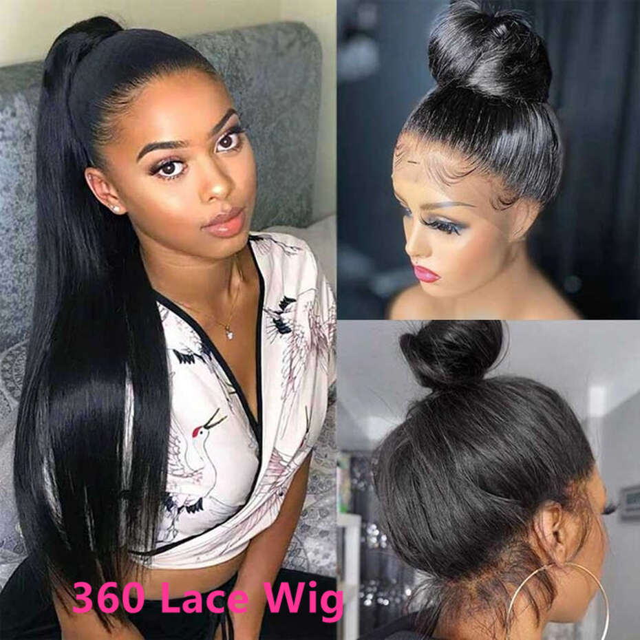 Wig Lace Frontal Brazilian Bone Straight x Transparent Front Human Hair Wigs For Black Women Pre Plucked Bling s