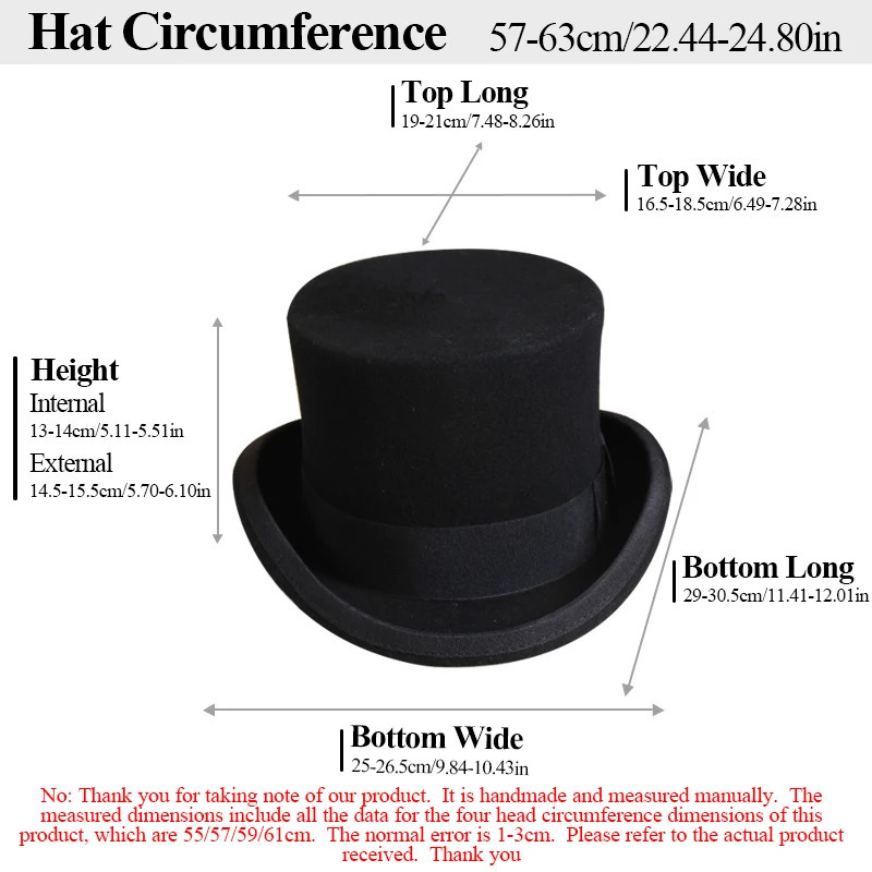 2024 wool flat top mens hat fashion Fedora Versatile magic hat gentleman cylindrical shoulder strap steampunk hat elegant black luxury 241018