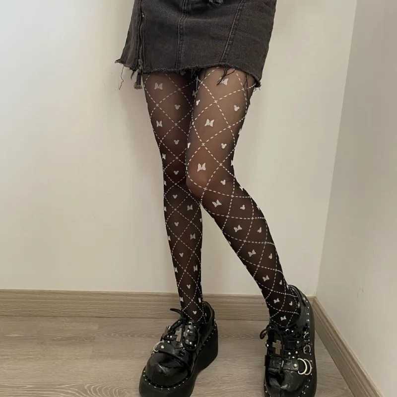 Socks Hosiery Spring Summer New JK Bow Love Stocking Lolita Cosplay Tights Swt Girl Tuiwa Socks Y2408330CEV8