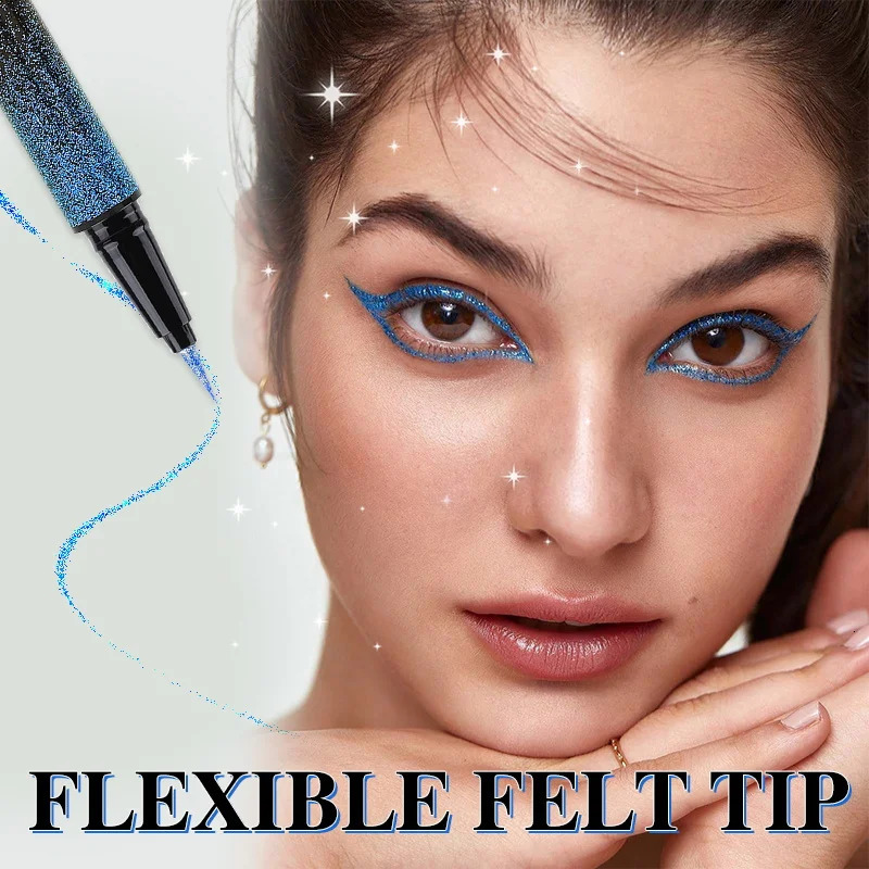 IMAGIC 8 color glitter eyeliner set durable eye makeup waterproof eyeliner high pigment EY-360 241018