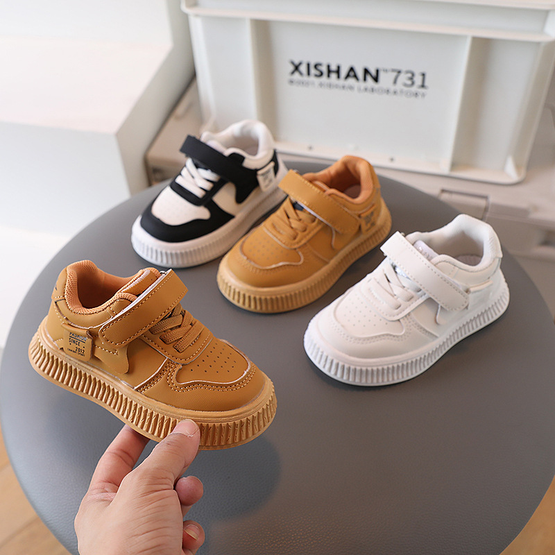 Toddler Shoes Brown Black White Low Top Board Girls Sneakers Cutefeet Kids Sport Trainers Infant Boys Student Casual Sneakers 1 - 6 Years Sizes 22 - 3