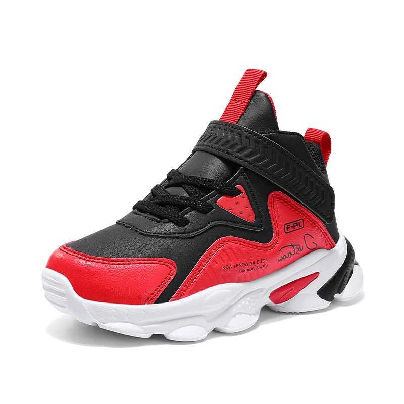 Athletic Outdoor Boys Sneakers Lace up Kids Tennis Shoes for Walking/Running Lightweight Breathable Gym Shoes Outdoor Little Kid/Big Kid H241019