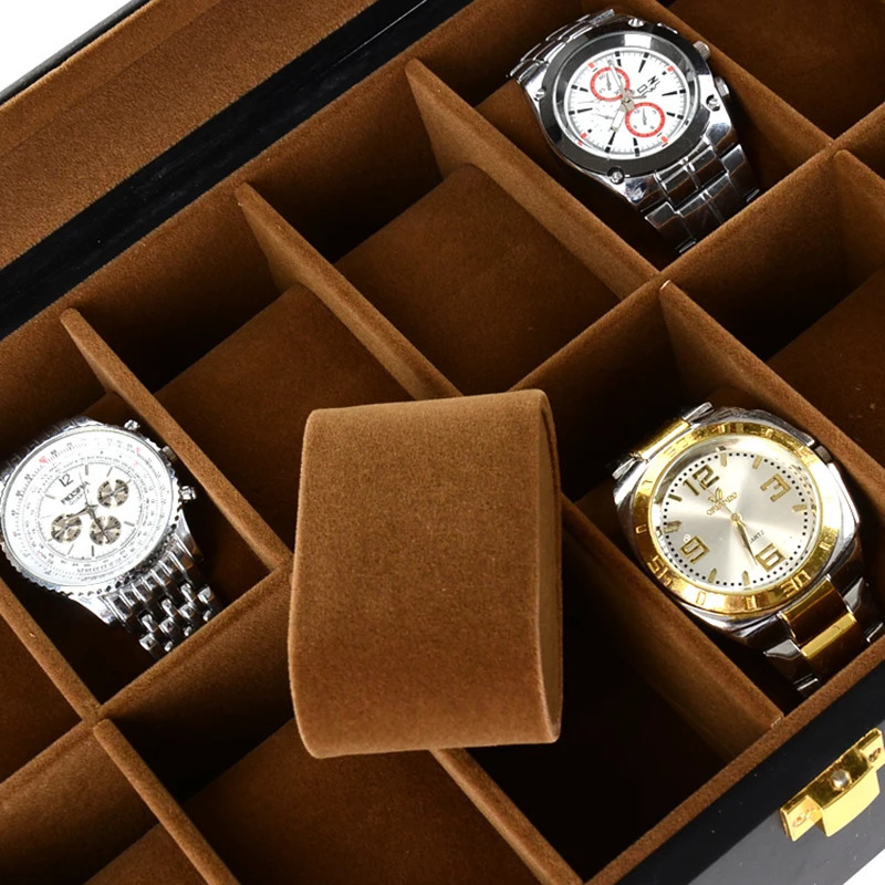 6/10/12 Grid handmade wooden watch box watch display box jewelry rack storage organizer 241018
