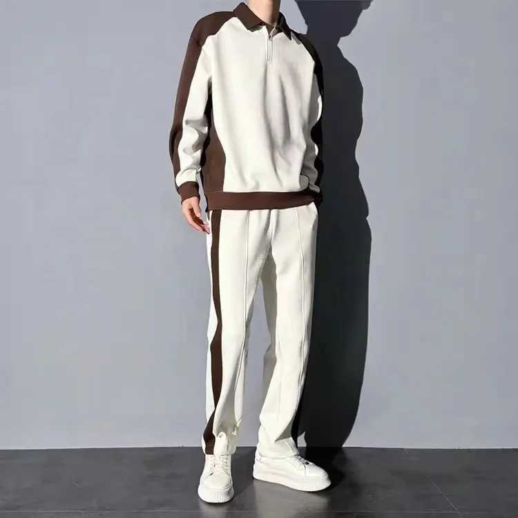 Mens Golf Wear 2024 Autumn/Winter New Two Piece Set High Quality Golf Set Fashion Hoodie Jacket+Pants Set Clothing W241018