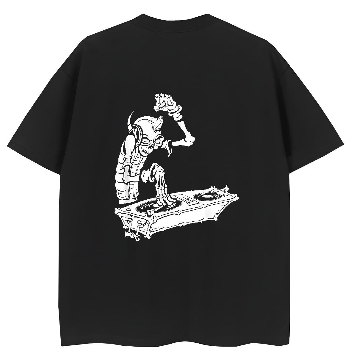 2024 Designer T shirt 230g Pure Cotton Breathable Crew Neck Street Wear halloween Lady T shirt High quality Black Oversized Tee Shirt