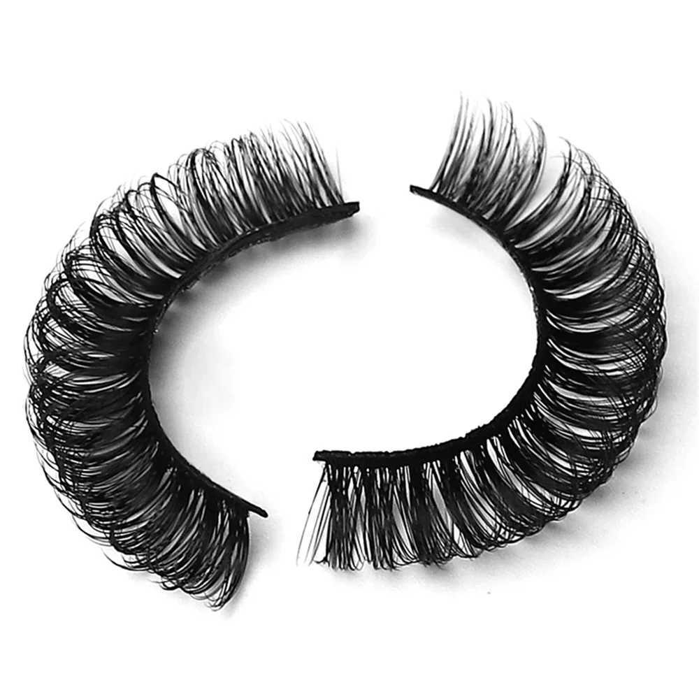 Lashes 10 pairs Russian Strip Fluffy Mink Lashes 3D False Eyelashes Russian Volume Fake EyelashesXJ3