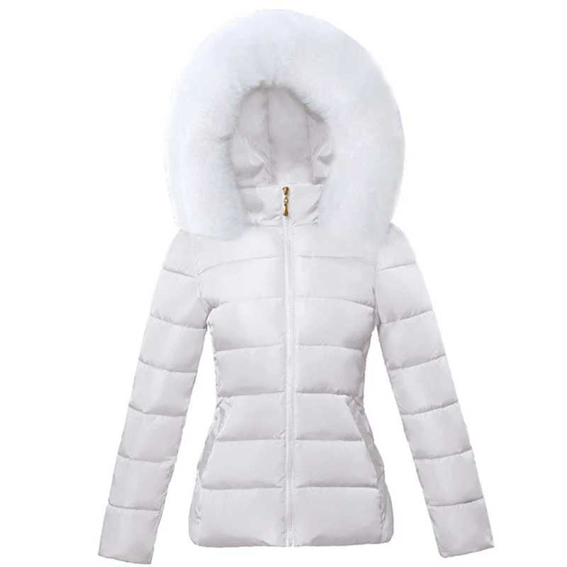 Autumn Coat Female Jacket New 2024 Hooded Parka Warm Big Fur Winter Jacket Women Wadded Ladies Plus size 5XL Womens down jacketX241019